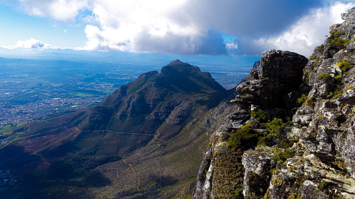 Table Mountain panoramic view over Cape Town